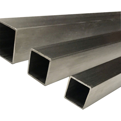 قسم أنابيب الفولاذ المقاوم للصدأ مربع ASTM مستطيلة 1.2 مم