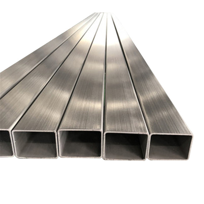 قسم أنابيب الفولاذ المقاوم للصدأ مربع ASTM مستطيلة 1.2 مم