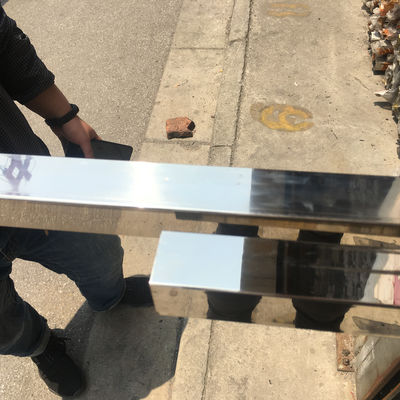 ديكور 201 ASTM A554 أنبوب مربع 6-101 مم مشطوف مشطوف عادي بنهاية مشدودة