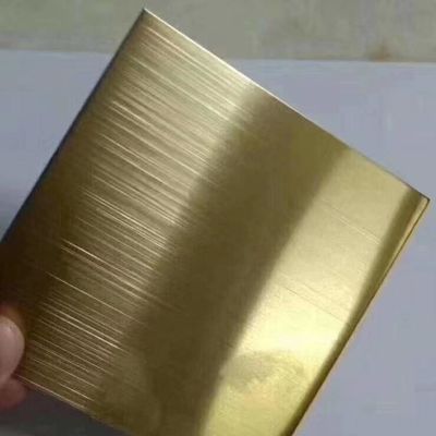 الذهب ASTM A240 لوحة الفولاذ المقاوم للصدأ SUS316L ورقة الفولاذ المقاوم للصدأ